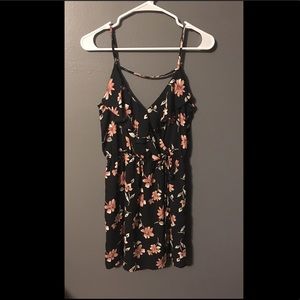 Black and pink dress